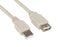 USB 2.0 A Male to USB 2.0 A Female Extension Cable, Black and Ivory, 3FT, 6FT, 10FT and 15FT