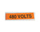 Voltage Markers and Voltage Marker Cards - Orange and black - Primus Cable