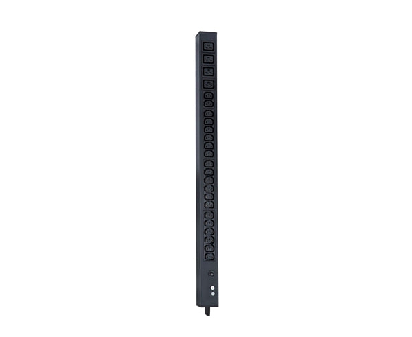 Basic Rack Mount PDU - 20A, 200-240V, 3.3kW w/IEC C13 & C19 Outlets (Vertical) - Black - Primus Cable