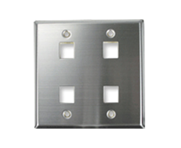 2 Inch Wide, Style 2, Stainless Steel Blank Metal Plate
