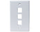 MIG+ Wall Plate, High Density 3 Ports - White