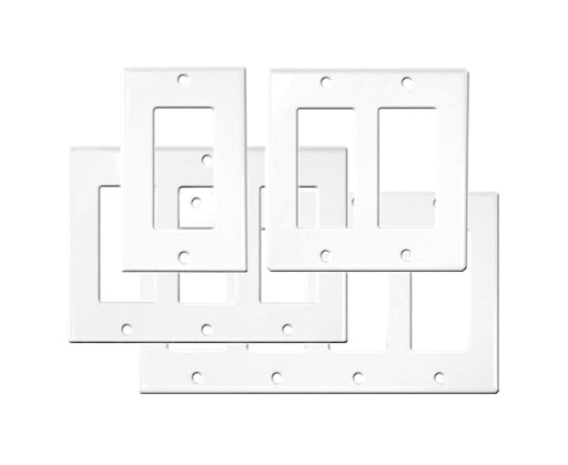 Decor Wall Plates- White
