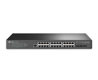 JetStream 24-Port Gigabit L2+ Managed Switch with 4 10GE SFP+ Slots