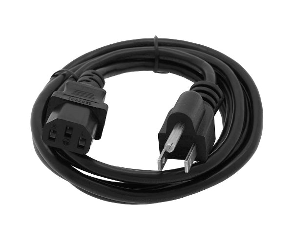 Computer Power Cord, SVT 18/3 Rated, 5-15P to C13