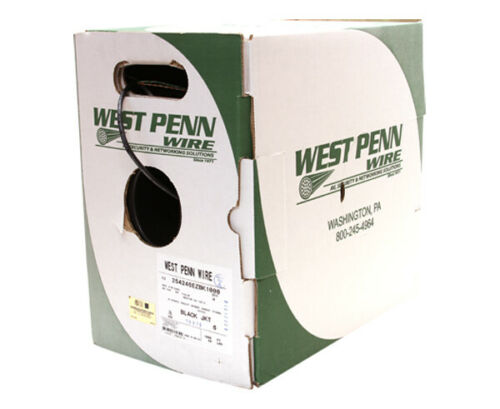 CAT6 23AWG Ethernet Cable CMP SOLID COPPER UL Listed (BK) - 1000FT.