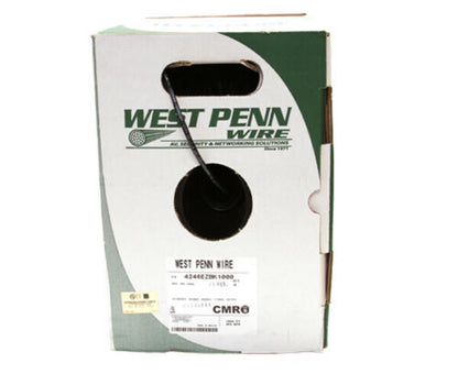 CAT6 Ethernet Cable 23AWG SOLID COPPER UL Listed CMR (BK) - 1000FT.