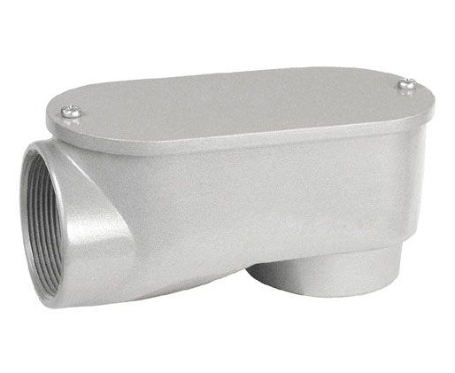 Service Entrance LB Conduit Body, Powder Coated Die Cast Aluminum